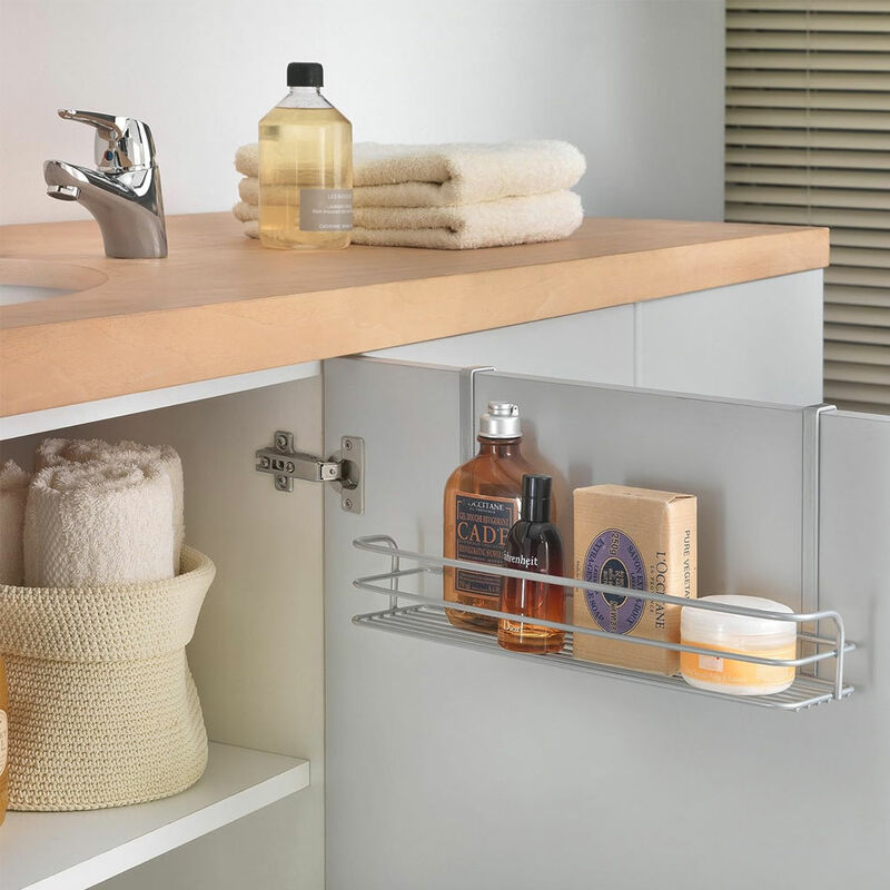 foto del prodotto cestello per anta oasis metaltex mensola agganciabile bagno cucina
