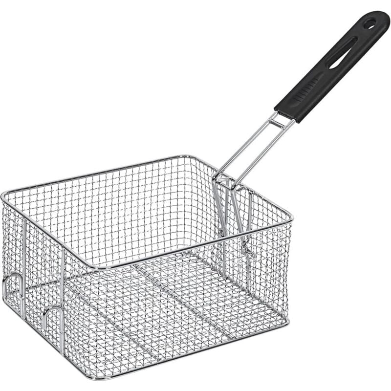 foto del prodotto cestello per friggere, cestello frittura, cestello per fritte, cestello per patatine fritte, con manico, da utilizzare con friggitrici 205815 e