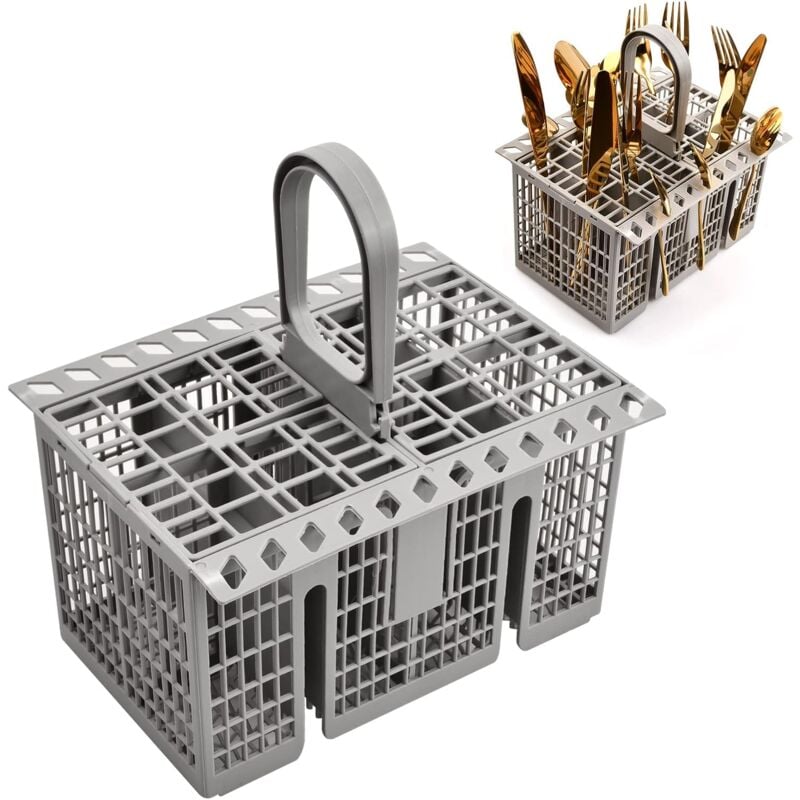 foto del prodotto cestello per posate per lavastoviglie cestello per posate universale per lavastoviglie per hotpoint 99673 8729, c00257140, c0038660, indesit,