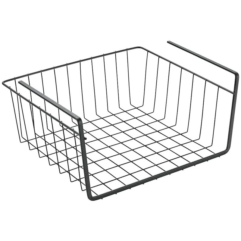 foto del prodotto cestello sottopensile, nero, 30x26x14 metaltex