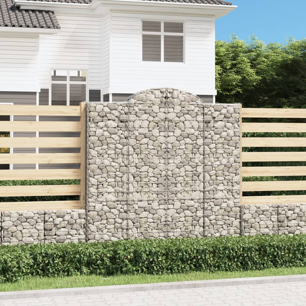 foto del prodotto cesti gabbioni ad arco 2 pz 200x50x200 220 cm ferro zincatocod mxl 76083