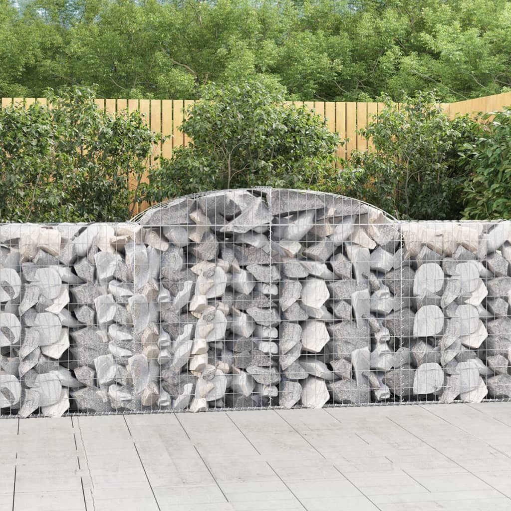 foto del prodotto cesti gabbioni ad arco 3 pz 300x50x100 120 cm ferro zincatocod mxl 76145