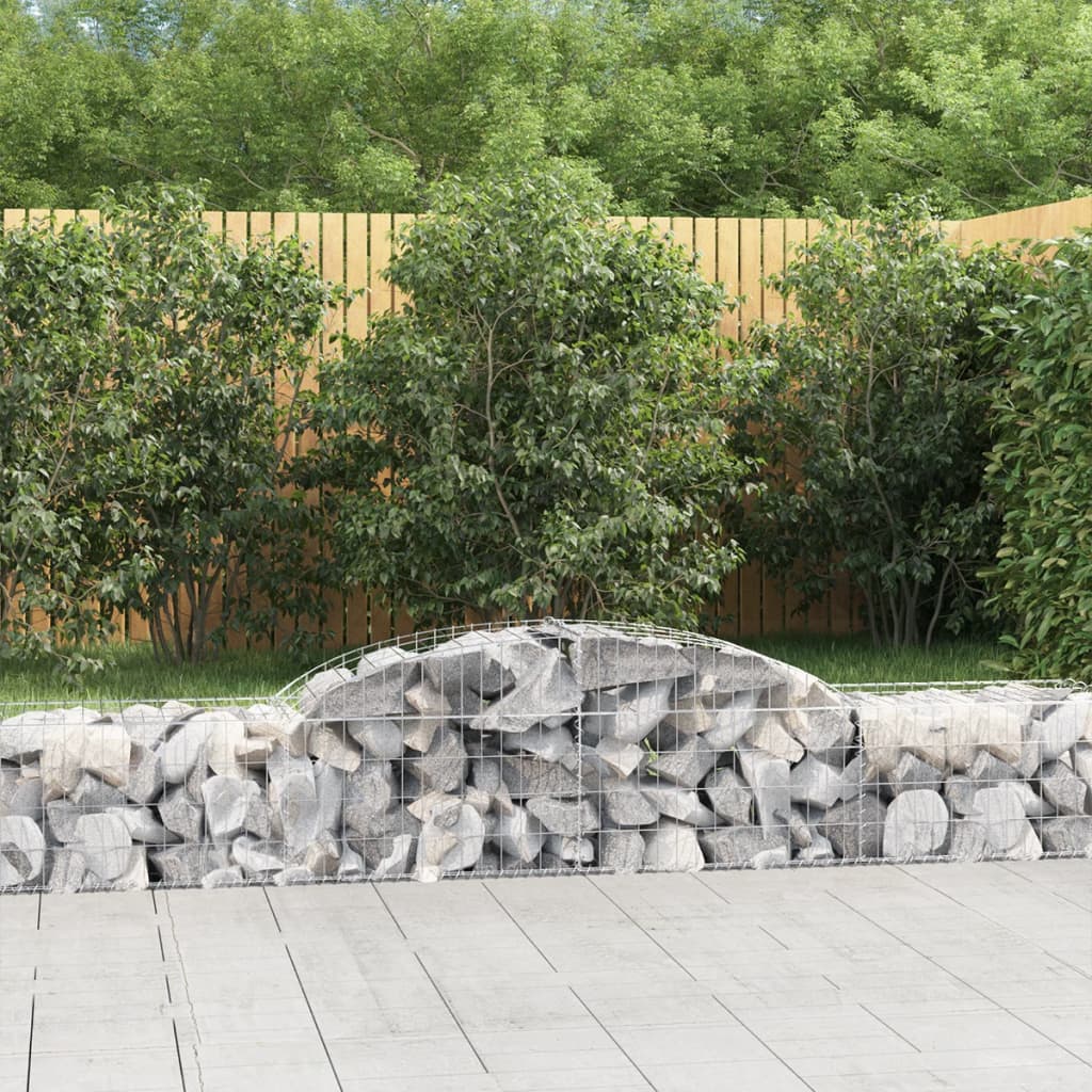 foto del prodotto cesti gabbioni ad arco 3 pz 300x50x40 60 cm ferro zincatocod mxl 124052