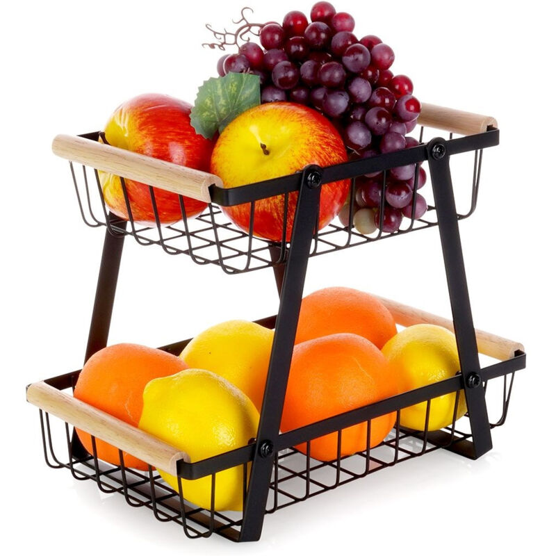foto del prodotto cestino a 2 piani per frutta e spezie loft 229096
