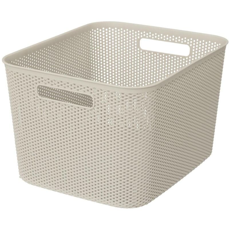 foto del prodotto cestino all uncinetto in lino crochy 19l 5five