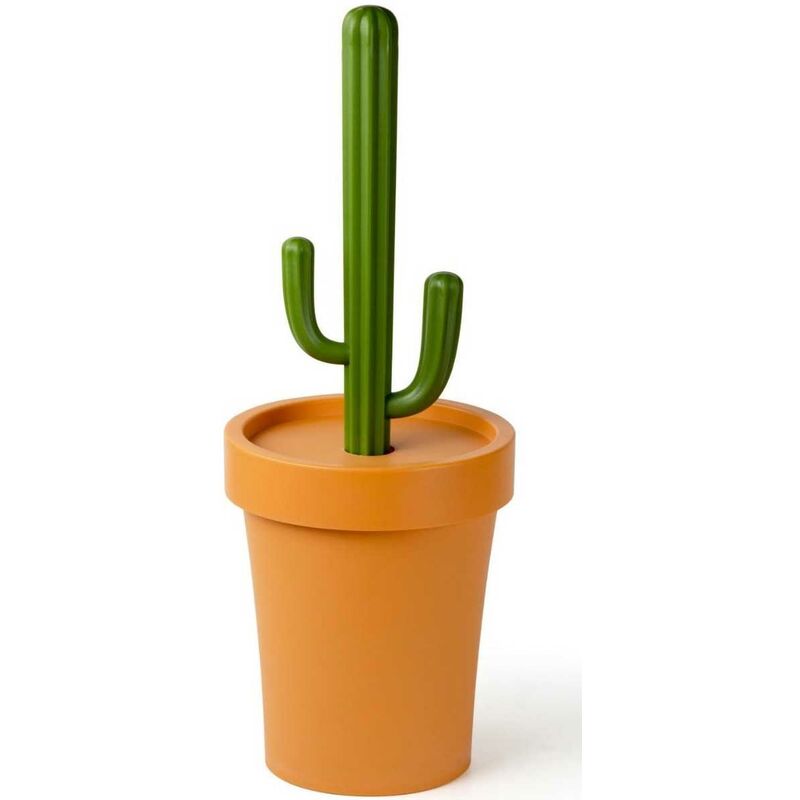 foto del prodotto cestino cactrash cactus arancione qualy