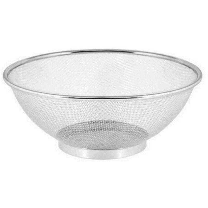foto del prodotto cestino cestello colino setaccio rotondo scola pasta verdura diametro 25cm trade shop traesio