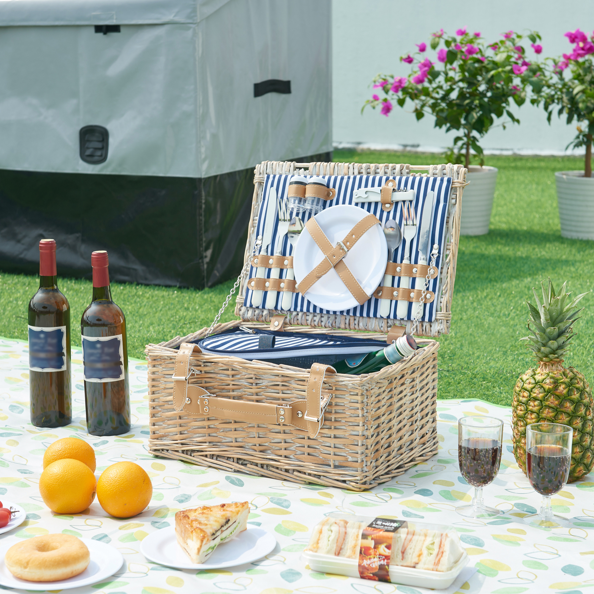 foto del prodotto cestino da picnic lumparland per 2 persone 40 x 28 x 20 cm casa.pro