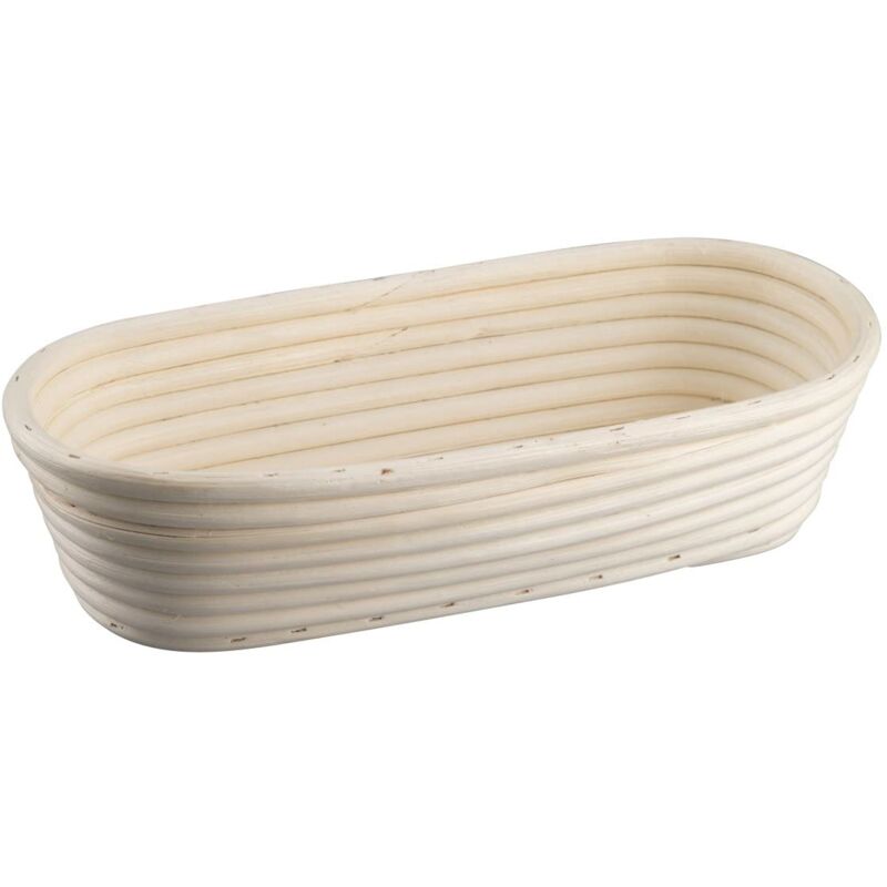 foto del prodotto cestino di lievitazione allungato 30 cm cestino di lievitazione in rattan naturale per pane fatto in casa fornisce ossigeno all impasto per pane