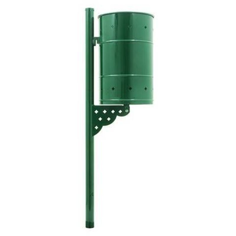 foto del prodotto cestino eco vetro in lamiera zincata