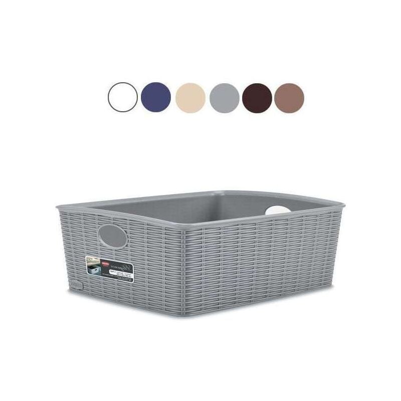 foto del prodotto cestino elegance high cashmere cm 25x20 h 10 stefanplast