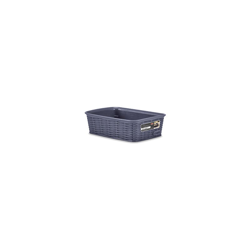 foto del prodotto cestino elegance s blu navy stefanplast