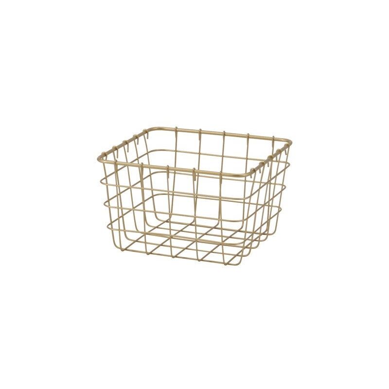foto del prodotto cestino h.9 x l.15 x p.15 cm, joy, metallo dorato sans marque