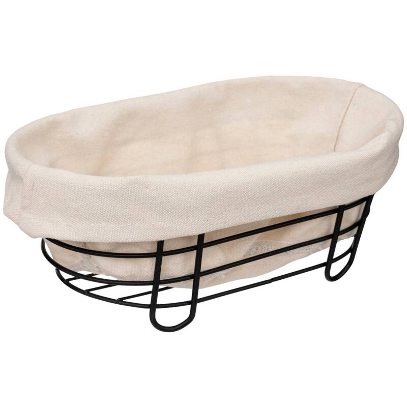 foto del prodotto cestino in acciaio 28cm beige nero 5five