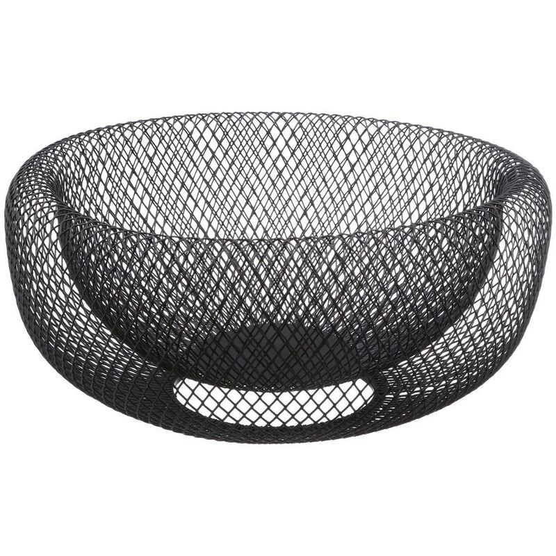 foto del prodotto cestino in metallo mesh 27 cm nero 5five