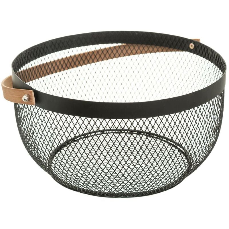 foto del prodotto cestino in metallo mesh 29 cm nero 5five