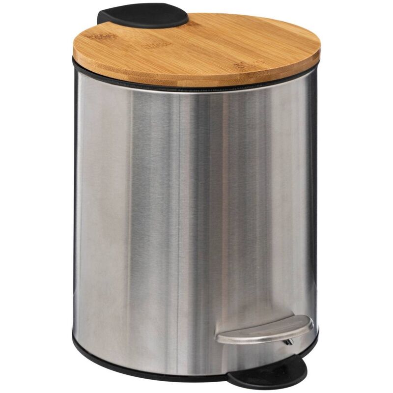 foto del prodotto cestino in metallo soft close 3l bamb metallo 5five
