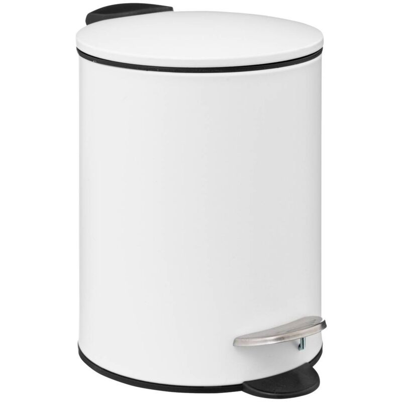 foto del prodotto cestino in metallo soft close 3l colorama bianco 5five
