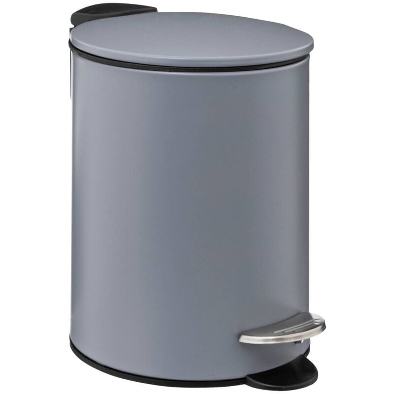 foto del prodotto cestino in metallo soft close 3l colorama grigio 5five