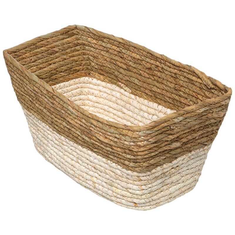 foto del prodotto cestino in paglia mix n modul 15x31cm naturale 5five
