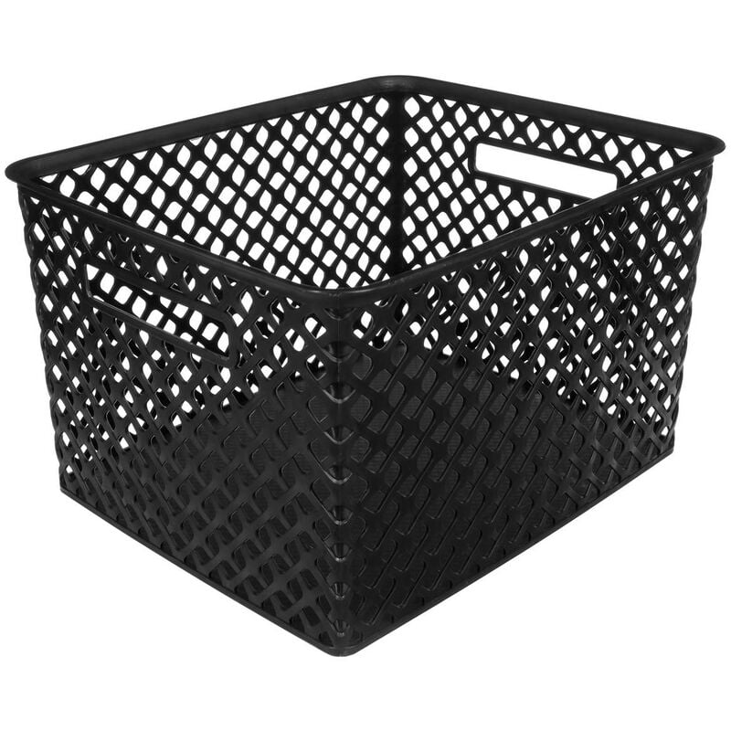 foto del prodotto cestino in plastica 19l folk nero 5five