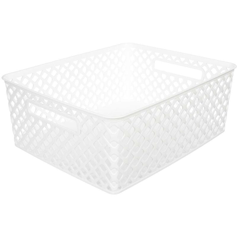 foto del prodotto cestino in plastica folk 11l bianco 5five