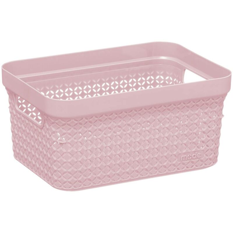 foto del prodotto cestino in plastica scandinavo 17l rosa 5five
