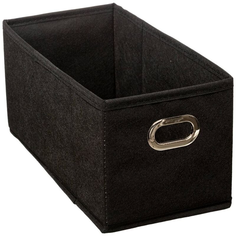 foto del prodotto cestino in tessuto mix n modul 15x31cm nero 5five