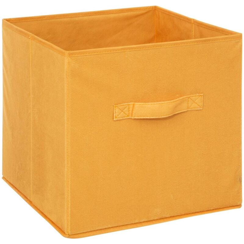 foto del prodotto cestino in velluto mix n modul 31x31cm giallo 5five