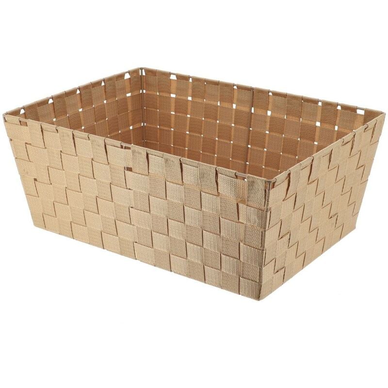 foto del prodotto cestino per abiti in poliestere l32,5xd45xh18 cm beige tendance