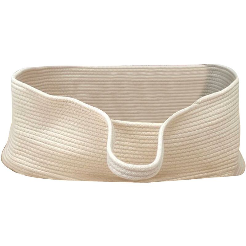 foto del prodotto cestino per bambini delicato sulla pelle novit corda di cotone lettino portatile culla per dormire accessori per neonati beige giallo
