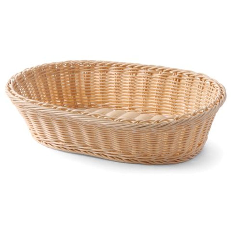 foto del prodotto cestino per il pane ovale in polyrattan hendi 561003