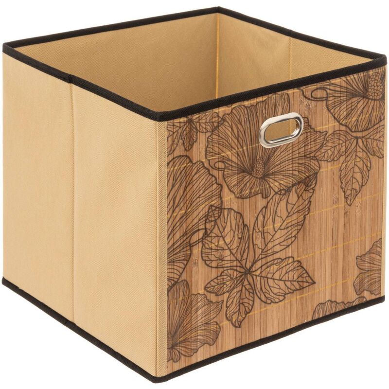 foto del prodotto cestino per latte in bamb blackflora 31x31cm 5five