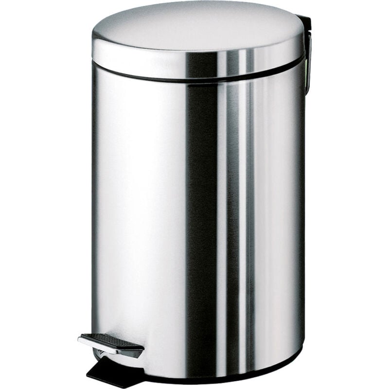 foto del prodotto cestino portarifiuti argentato 5 lt.