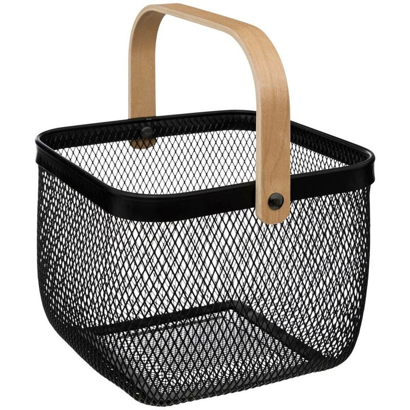 foto del prodotto cestino quadrato mayaj con manico 25 cm 5five