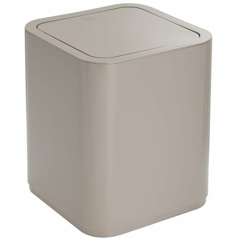 foto del prodotto cestino quadrato per il bagno beige 8l agave
