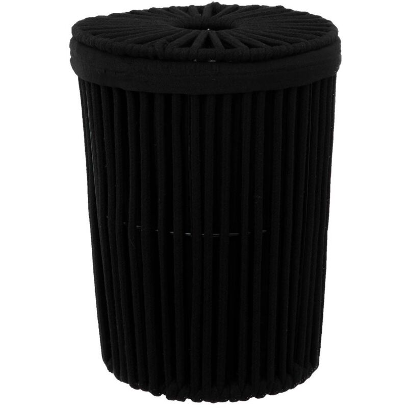 foto del prodotto cestino rotondo manila 7l nero 5five