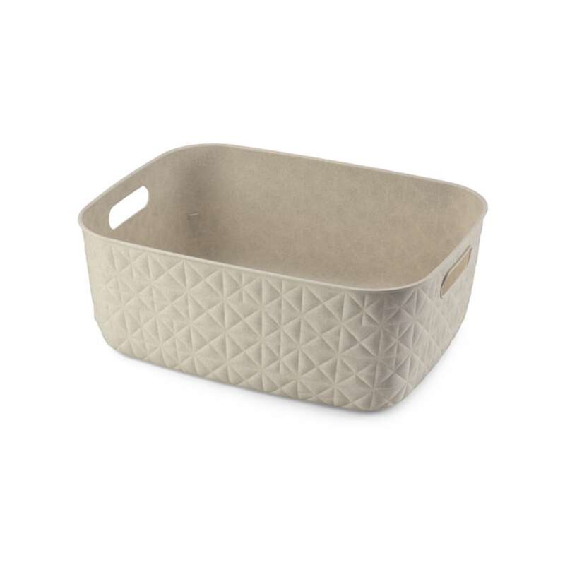 foto del prodotto cestino softex gesso medio keter