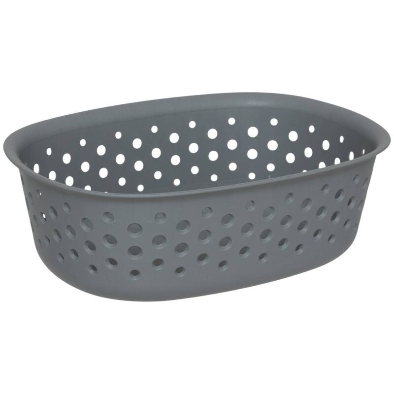 foto del prodotto cestino tila 0,8l plastica grigia 5five