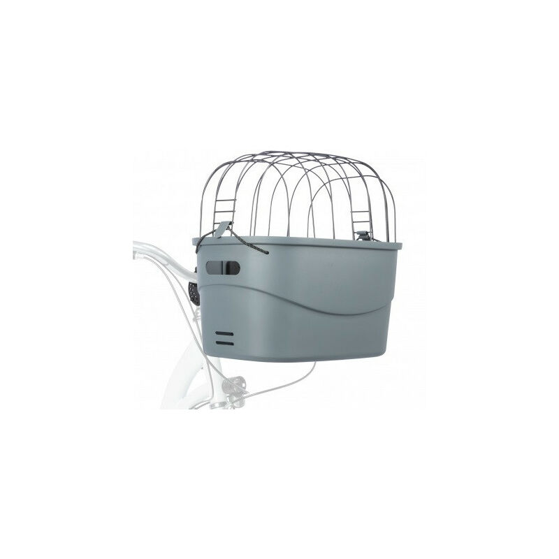 foto del prodotto cesto anteriore per bicicletta in plastica 42x39x30 kit trixie