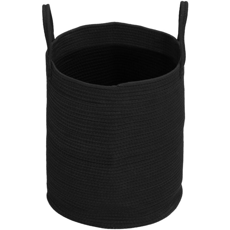 foto del prodotto cesto biancheria da 36l portatile e pieghevole 38x45 cm nero homcom
