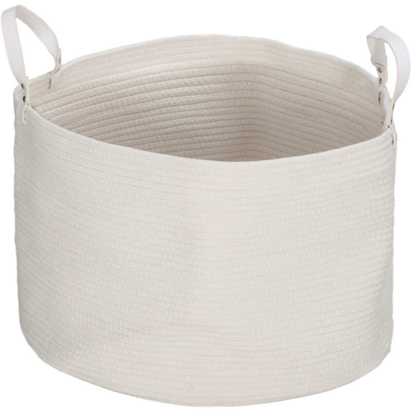 foto del prodotto cesto biancheria da 88l portatile e pieghevole 56x35.5 cm crema homcom