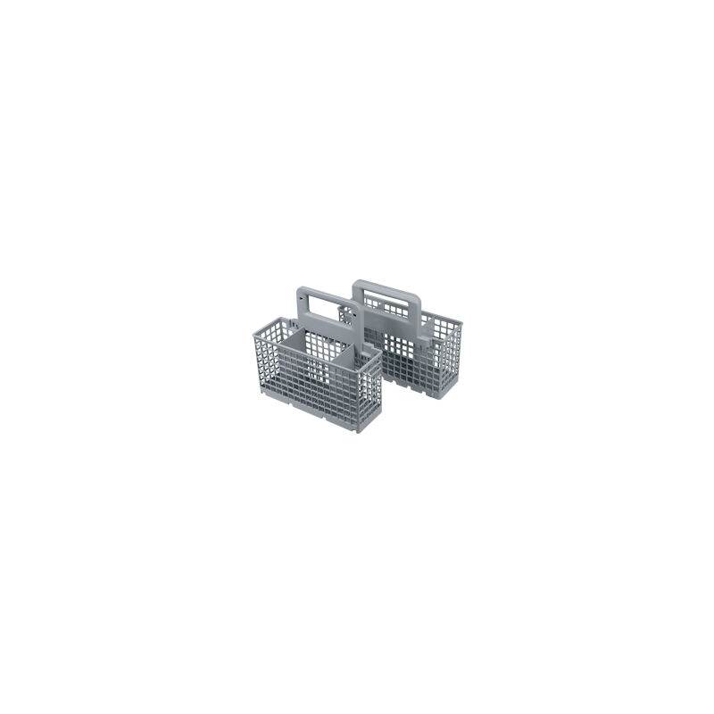 foto del prodotto cesto con posate universali divisibili in plastica grigia per lavastoviglie indesit c00380125 whirlpool bauknecht 484000008561 compatibile con amana