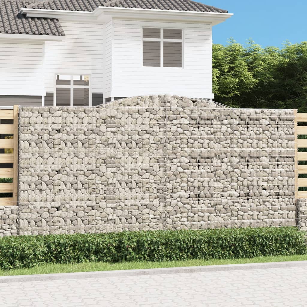 foto del prodotto cesto gabbione ad arco 400x30x200 220 cm ferro zincatocod mxl 129460