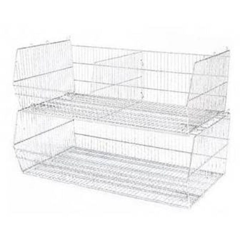foto del prodotto cesto in acciaio filomarket misura cm. 96 x 70 x 45