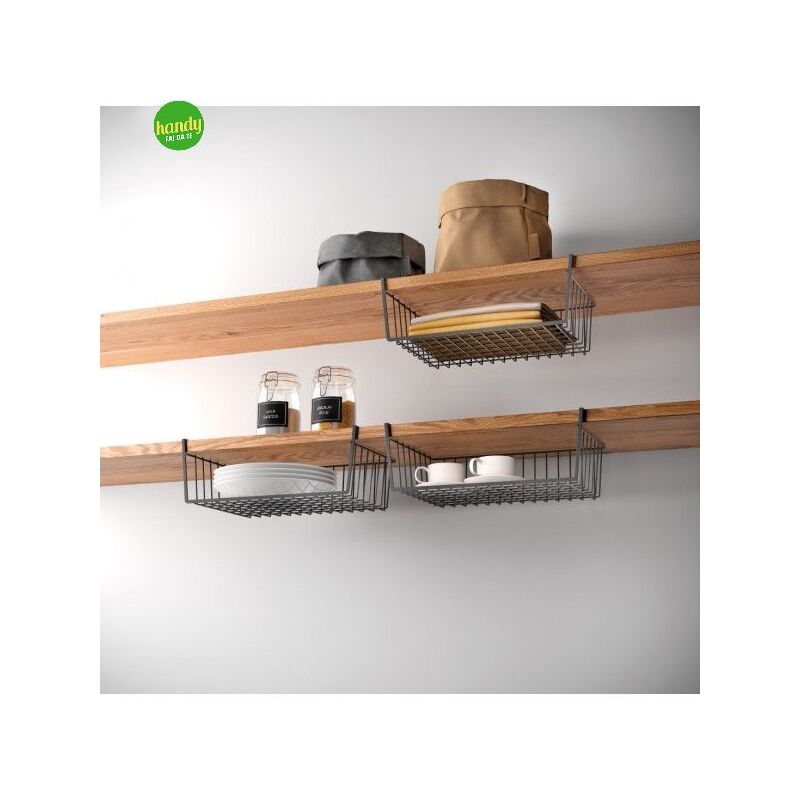 foto del prodotto cesto kanguro metaltex nero matto