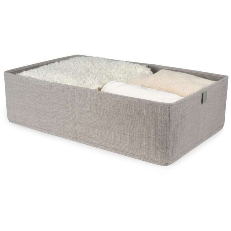 foto del prodotto cesto organizer xl oxford in tessuto oxford e cartone, grigio - compactor