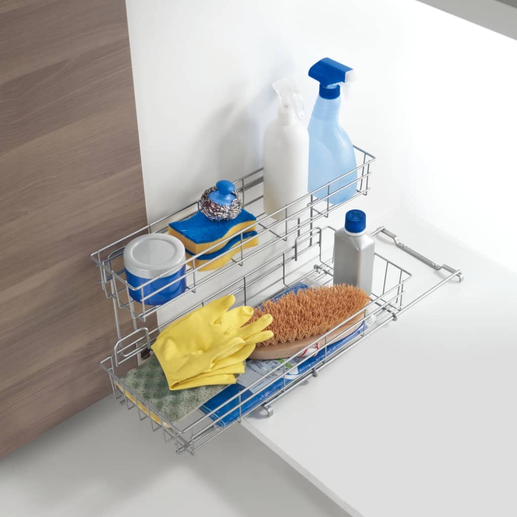 foto del prodotto cesto p.oggetti quick box scorrevole 2 piani metaltex