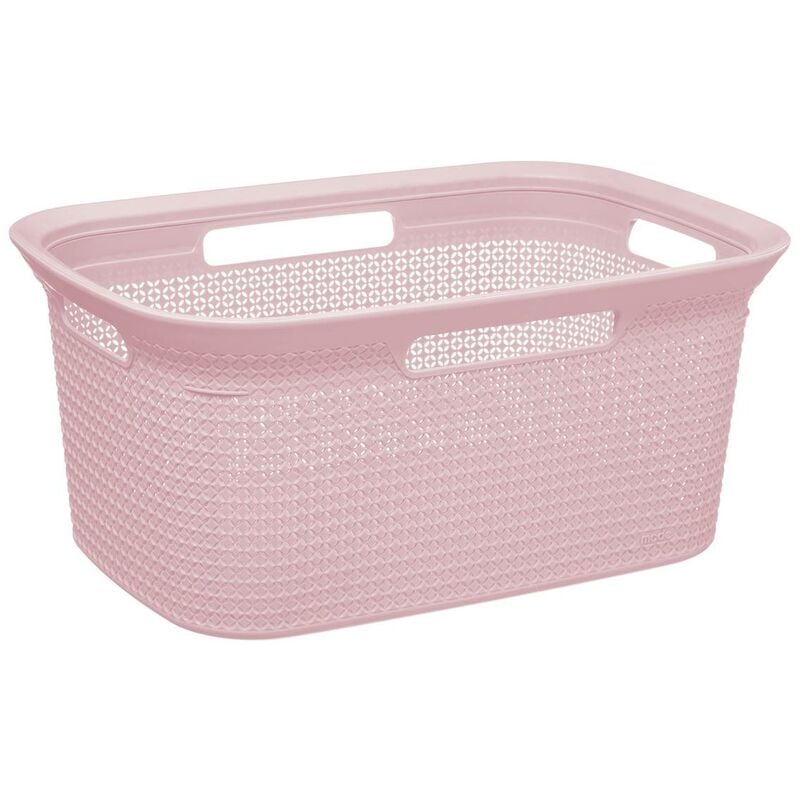 foto del prodotto cesto per biancheria 45l scandinave rosa 5five