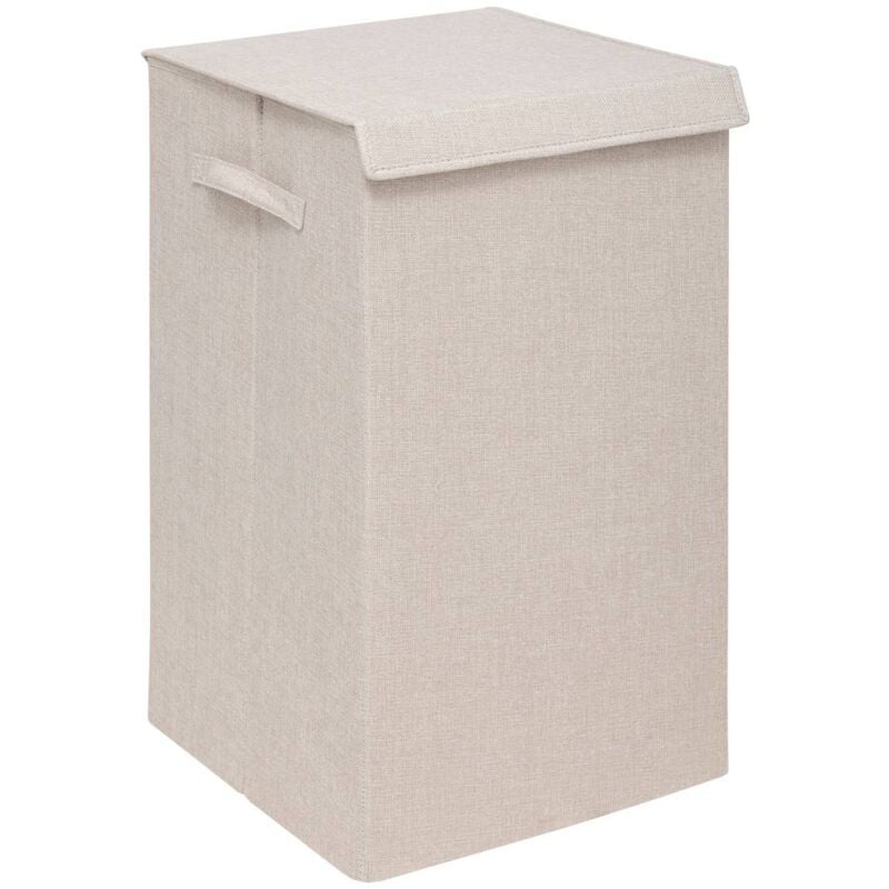 foto del prodotto cesto per biancheria colorama beige 74l 5five